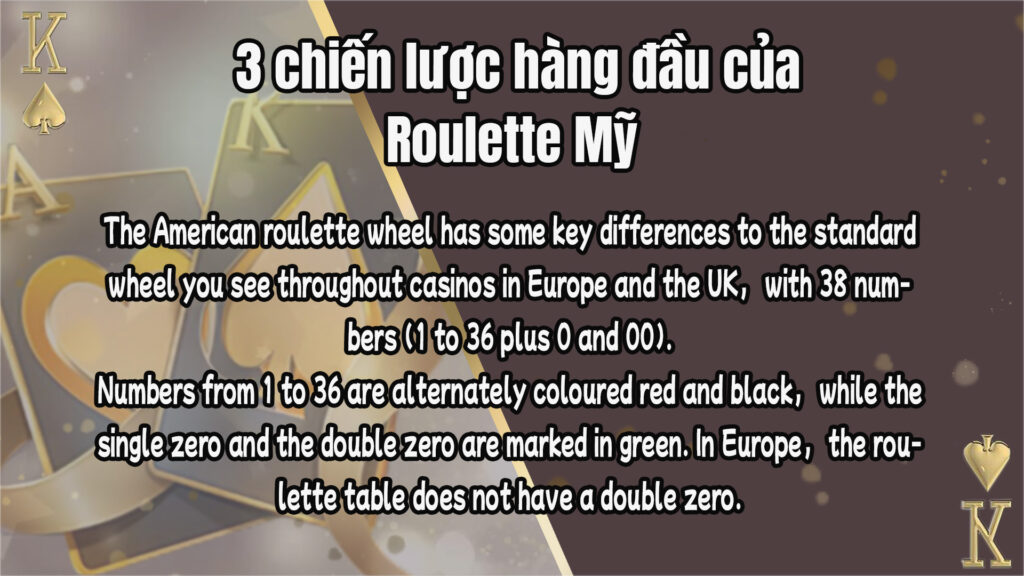 3 chiến lược thành công cho Roulette kiểu Mỹ-Quy tắc roulette của Mỹ